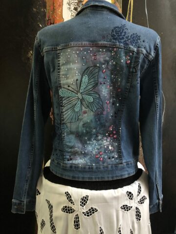 BUTTERFLY DENIM JACKET #644